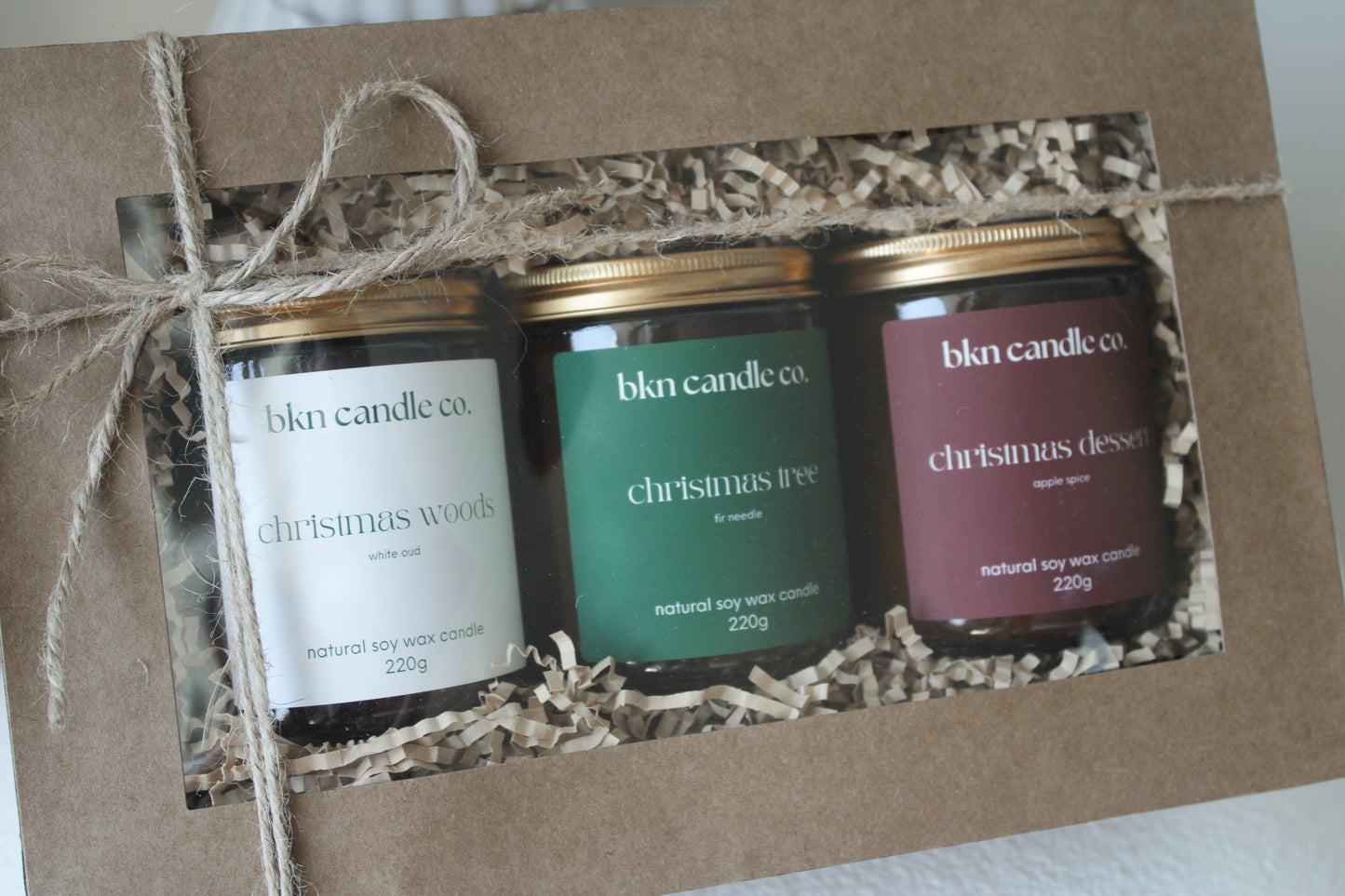 christmas collection jar candles